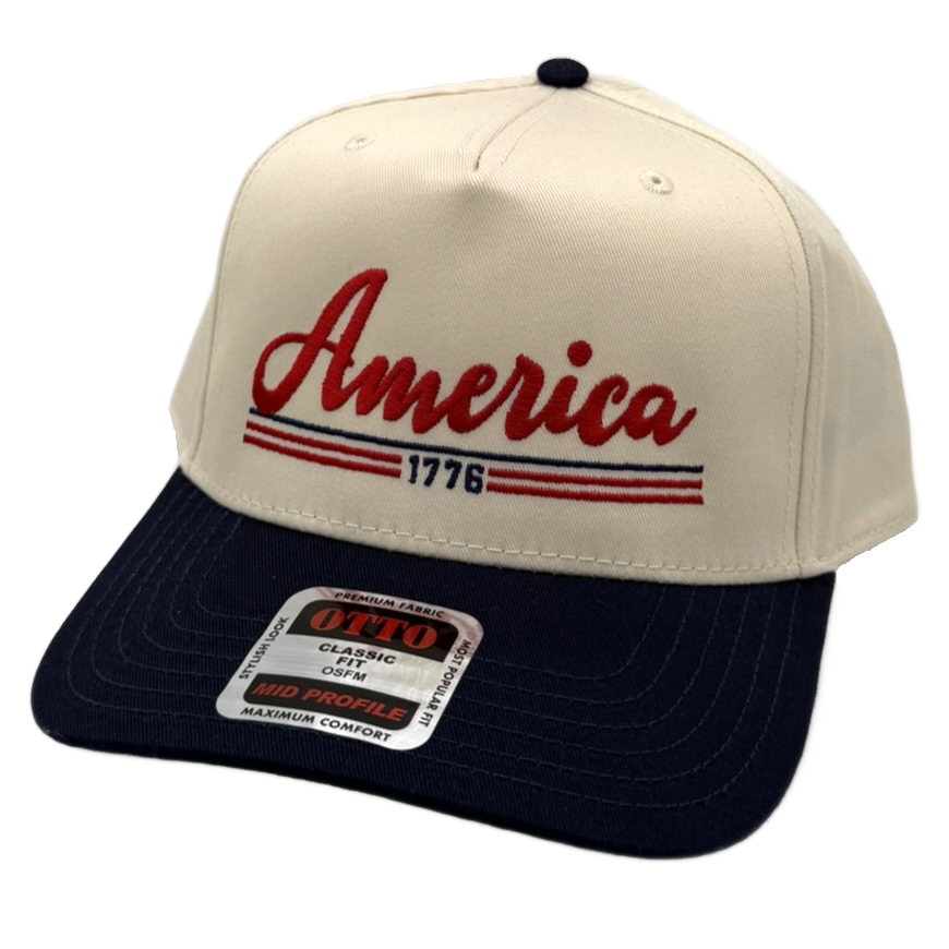 America 1776 Navy/Cream Hat (Unisex)