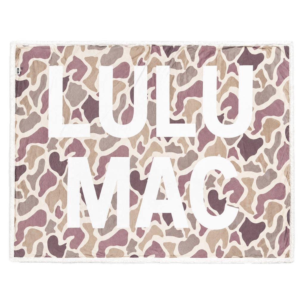Lulu Mac Camo Blanket