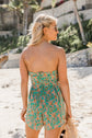 Following A Daydream Printed Green Romper