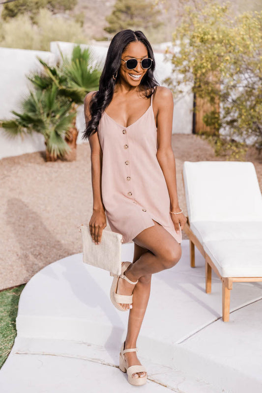 Hold You Dear Mauve Dress