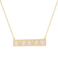 Gold-Dipped MAMA Pendant Necklace
