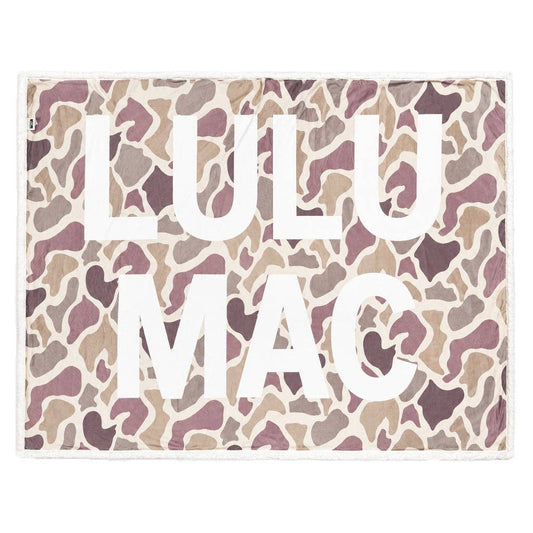 Lulu Mac Camo Blanket