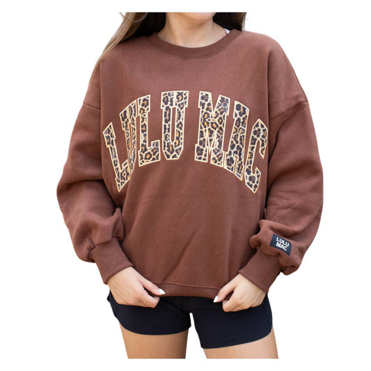 Brown Lulu Mac Cheetah Sweatshirt