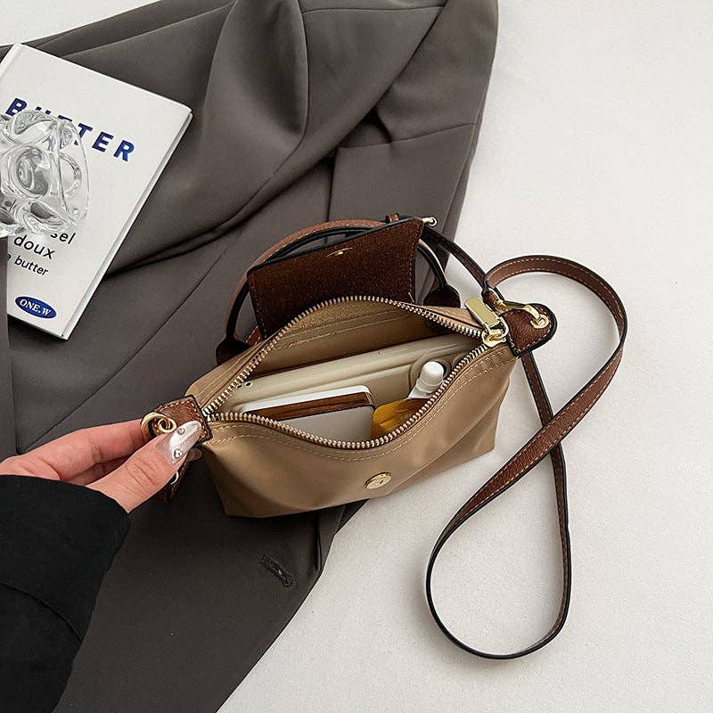 Mocha lipstick Crossbody Bag