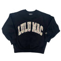 Lulu Mac Camo Embroidered Black Sweatshirt