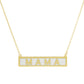 Gold-Dipped MAMA Pendant Necklace