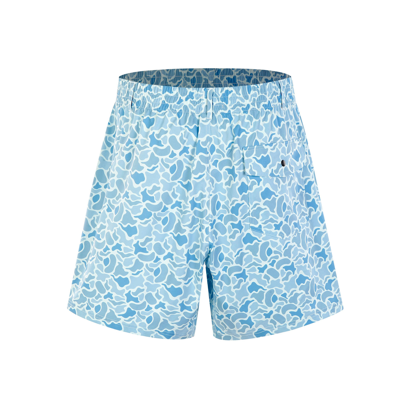 Coastal Blue Old School Camo Shorts